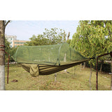 Maxbell Camping Hammock with Mosquito Net for Outdoor Hiking Travel Backyard  ArmyGreen