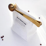 Maxbell 2-in-1 Stainless Steel Coffee Spoon with Food Storage Sealing Bag Clip