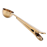 Maxbell 2-in-1 Stainless Steel Coffee Spoon with Food Storage Sealing Bag Clip