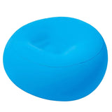 Maxbell Inflating Beach Camping Lounger Sofa Back Pillow Cushion Chair Air Bed Couch Blue