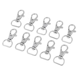 Maxbell 10Pcs Swivel Clasps Lanyard Snap Hook Lobster Claw Clasp Jewelry Findings 10mm