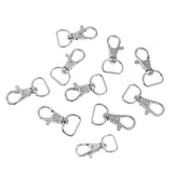 Maxbell 10Pcs Swivel Clasps Lanyard Snap Hook Lobster Claw Clasp Jewelry Findings 10mm