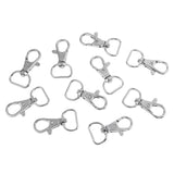 Maxbell 10Pcs Swivel Clasps Lanyard Snap Hook Lobster Claw Clasp Jewelry Findings 10mm