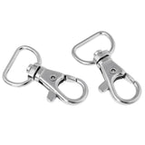 Maxbell 10Pcs Swivel Clasps Lanyard Snap Hook Lobster Claw Clasp Jewelry Findings 10mm