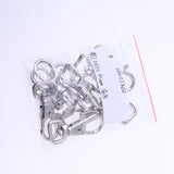 Maxbell 10Pcs Swivel Clasps Lanyard Snap Hook Lobster Claw Clasp Jewelry Findings 10mm