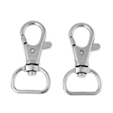 Maxbell 10Pcs Swivel Clasps Lanyard Snap Hook Lobster Claw Clasp Jewelry Findings 10mm