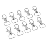 Maxbell 10Pcs Swivel Clasps Lanyard Snap Hook Lobster Claw Clasp Jewelry Findings 10mm