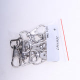 Maxbell 10Pcs Swivel Clasps Lanyard Snap Hook Lobster Claw Clasp Jewelry Findings 13mm