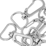 Maxbell 10pcs Durable Metal Carabiner Clip Style Spring Key Chain Hooks Keyring 10mm