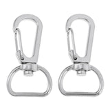 Maxbell 10pcs Durable Metal Carabiner Clip Style Spring Key Chain Hooks Keyring 10mm