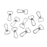 Maxbell 10pcs Durable Metal Carabiner Clip Style Spring Key Chain Hooks Keyring 10mm