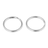 Maxbell 20Pcs Split Key Chain Keyring Loose leaf Rings For Keychain ,Crafts 2.0x30mm