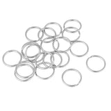Maxbell 20Pcs Split Key Chain Keyring Loose leaf Rings For Keychain ,Crafts 2.0x30mm