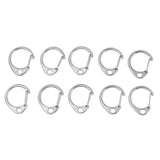 Maxbell 10 Pieces Keychain Carabiner D Type Snap Hook Clip Open Gate Buckle 32x25mm