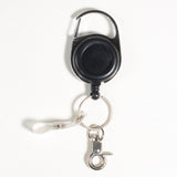 Maxbell 2Pcs Heavy Duty Retractable Key Holder with Retractable Nylon Secures Keys