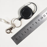 Maxbell 2Pcs Heavy Duty Retractable Key Holder with Retractable Nylon Secures Keys