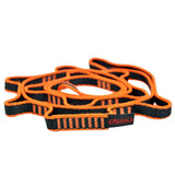 Maxbell 22KN Safety Rock Climbing Yoga Swing Hammock Nylon Daisy Chain Orange 110cm