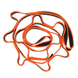 Maxbell 22KN Safety Rock Climbing Yoga Swing Hammock Nylon Daisy Chain Orange 150cm