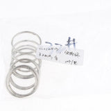 Maxbell 10Pcs Split Key Chain Ring Loose leaf Rings For Keychain ,Crafts Silver-32mm