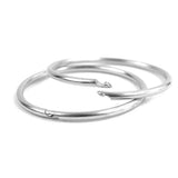 Maxbell 10Pcs Split Key Chain Ring Loose leaf Rings For Keychain ,Crafts Silver-35mm
