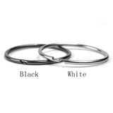 Maxbell 10Pcs Split Key Chain Ring Loose leaf Rings For Keychain ,Crafts Silver-38mm