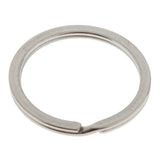 Maxbell 10Pcs Stainless Steel O Ring Sports Key Chain Buckle Holder Camping Silver 32mm