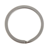 Maxbell 10Pcs Stainless Steel O Ring Sports Key Chain Buckle Holder Camping Silver 32mm