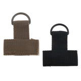 Maxbell Tactical Key Ring Holder Nylon Gear Keeper Pouch for Molle Bags  Khaki