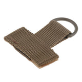 Maxbell Tactical Key Ring Holder Nylon Gear Keeper Pouch for Molle Bags  Khaki