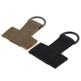 Maxbell Tactical Key Ring Holder Nylon Gear Keeper Pouch for Molle Bags  Khaki