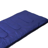 Maxbell 3 SeasonWaterproof Envelope Sleeping Bag with Compression Sack 0.7kg-Navy