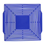 Maxbell Coffee Cup Place Mat Hot Pot Holder Insulated Trivet Mat Carry Basket Bag Blue