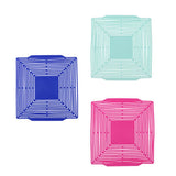 Maxbell Coffee Cup Place Mat Hot Pot Holder Insulated Trivet Mat Carry Basket Bag Blue