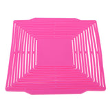 Maxbell Coffee Cup Place Mat Hot Pot Holder Insulated Trivet Mat Carry Basket Bag Pink