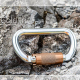 Maxbell 25KN Twist Gate Auto Locking Carabiner for Climbing Caving Rappelling Rescue