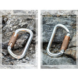 Maxbell 25KN Twist Gate Auto Locking Carabiner for Climbing Caving Rappelling Rescue
