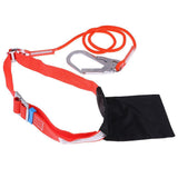 Maxbell Rock Climbing Protection Harness Belt Safe Strap Landyard 1.6m big hook