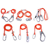 Maxbell Rock Climbing Fall Protection Shock Absorb Lanyard Rope 1.6m S