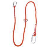 Maxbell Rock Climbing Fall Protection Shock Absorb Lanyard Rope 1.6m S