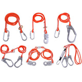 Maxbell Rock Climbing Fall Protection Shock Absorb Lanyard Rope 1.6m S