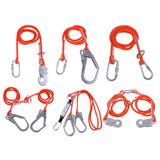 Maxbell Rock Climbing Fall Protection Shock Absorb Lanyard Rope 1.6m S