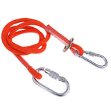 Maxbell Rock Climbing Fall Protection Shock Absorb Lanyard Rope 1.6m S