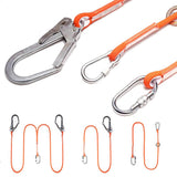 Maxbell Rock Climbing Fall Protection Shock Absorb Lanyard Rope 3m S