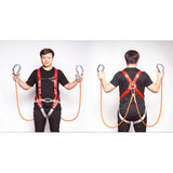 Maxbell Rock Climbing Fall Protection Shock Absorb Lanyard Rope 3m S