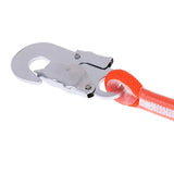 Maxbell Rock Climbing Fall Protection Shock Absorb Lanyard Rope 1.6m M