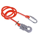 Maxbell Rock Climbing Fall Protection Shock Absorb Lanyard Rope 1.6m M
