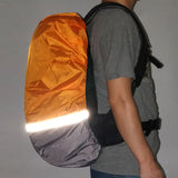 Maxbell Waterproof Dust Rain Cover Travel Hiking Backpack Camping Rucksack Bag S Orange
