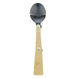 Maxbell Portable Stainless Steel Camp Sporks for Camping, Hiking, Backpacking Gold Black-Spoon