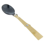 Maxbell Portable Stainless Steel Camp Sporks for Camping, Hiking, Backpacking Gold Black-Spoon