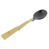 Maxbell Portable Stainless Steel Camp Sporks for Camping, Hiking, Backpacking Gold Black-Spoon